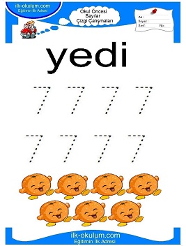 Çocuklar İçin Çizgi Çalışma Sayfaları 